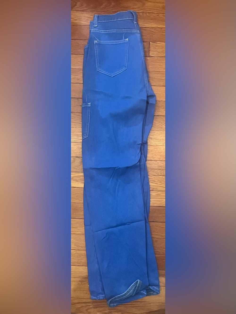 Blue Cargo Pants - Picture 3 of 3